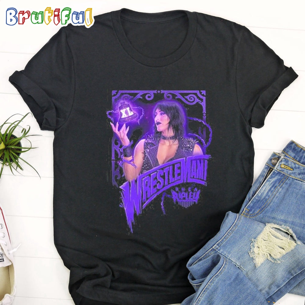 WWE Rhea Ripley Wrestlemania 40 Wrestlemami T Shirt