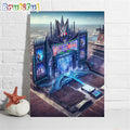 WWE WrestleMania 100 Stage Wall Art Poster Canvas