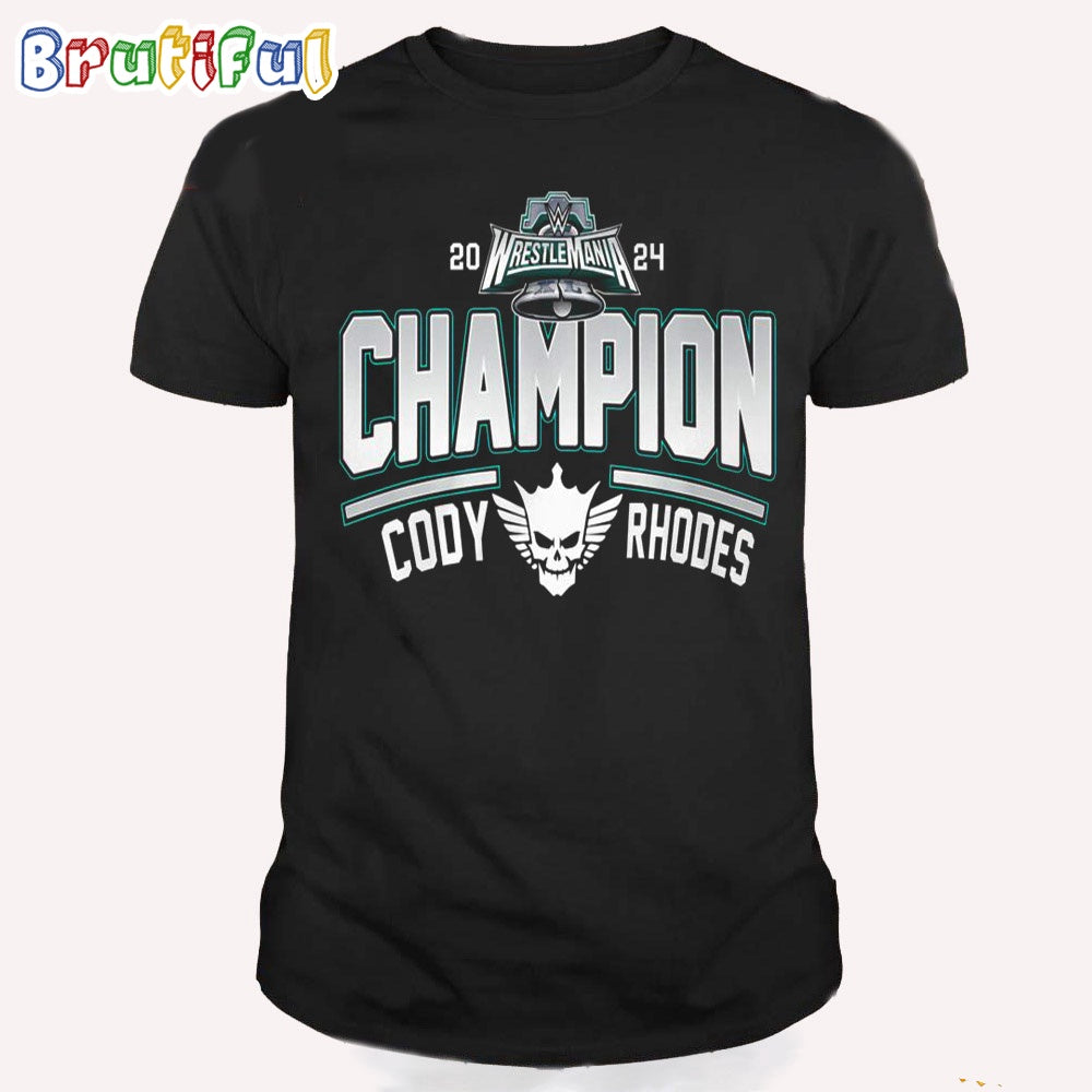 WWE WrestleMania 2024 Champion Cody Rhodes T Shirt