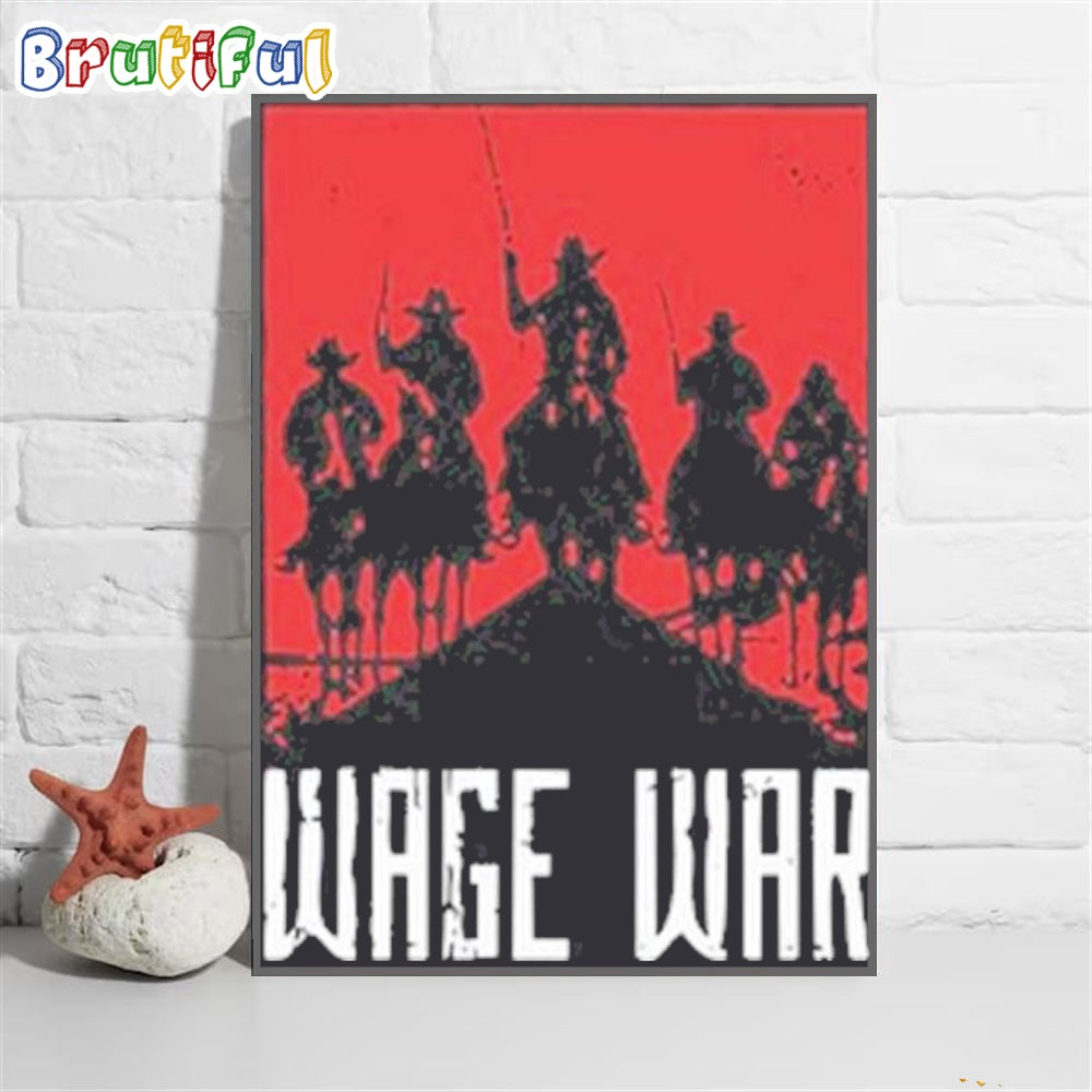 Wage War Tombstone Tour 2024 Wall Art Poster Canvas