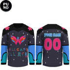 Washington Capitals 2026 All Caps All Her Summer Camp Personalized Hockey Jersey