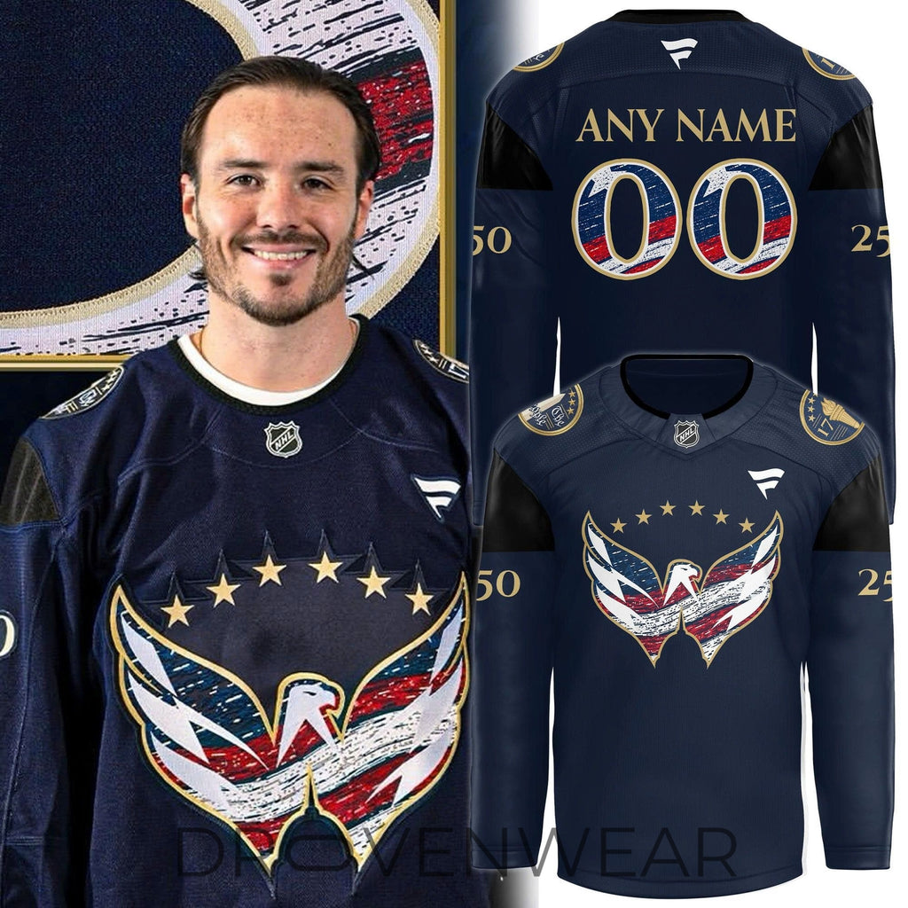 Washington Capitals 250th Anniversary Of America Hockey Jersey