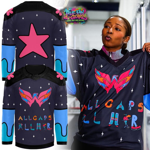 Washington Capitals ALL CAPS ALL HER 2026 Limited Edition Hockey Jersey