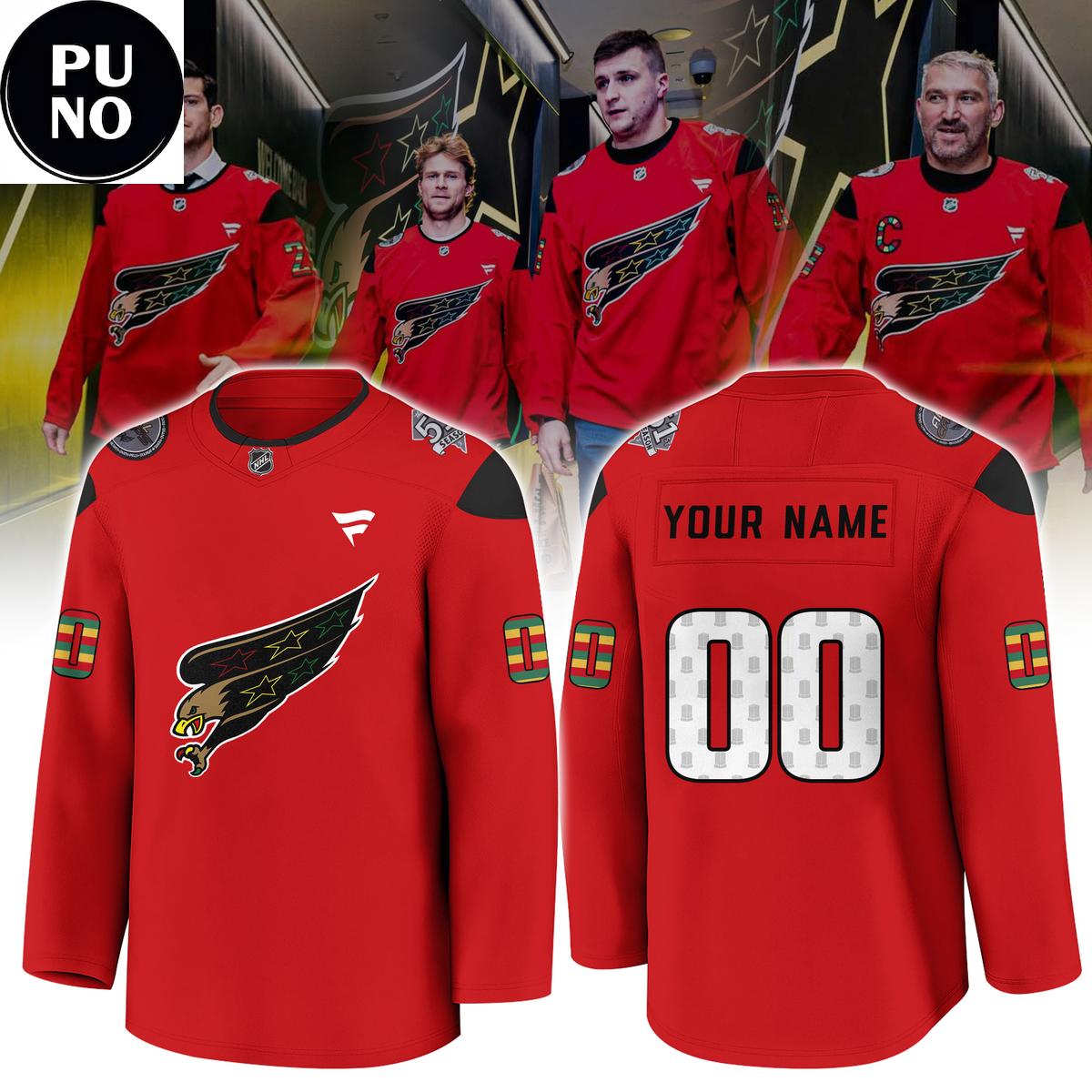 Washington Capitals Black History Night 2026 Personalized Hockey Jersey