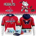 Washington Capitals ”Peanuts Night” 2026 Snoopy Special Hoodie, Cap