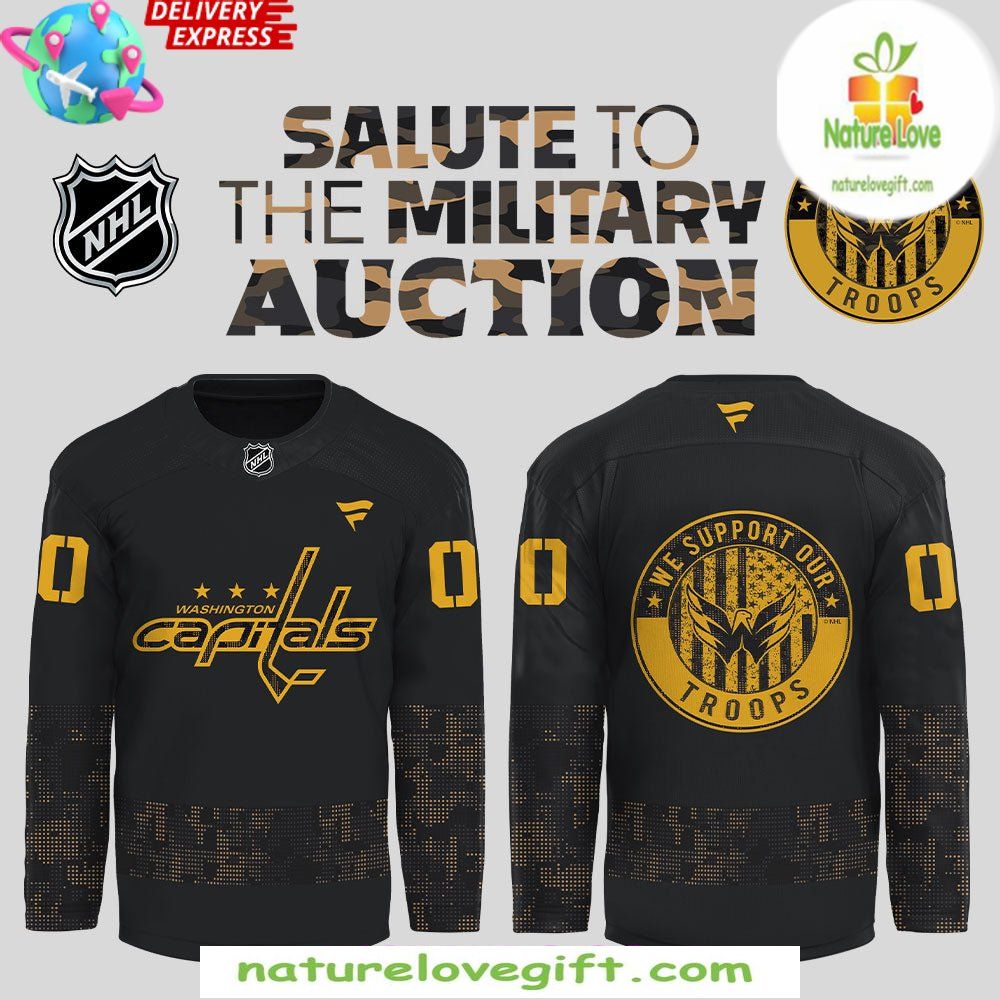 Washington Capitals Military Jersey Special Edition Salute
