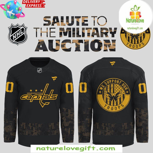 Washington Capitals Military Jersey Special Edition Salute