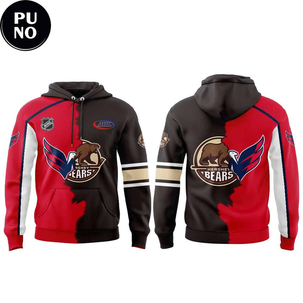 Washington Capitals x Hershey Bears Mashup Logo 2026 Hoodie T-Shirt