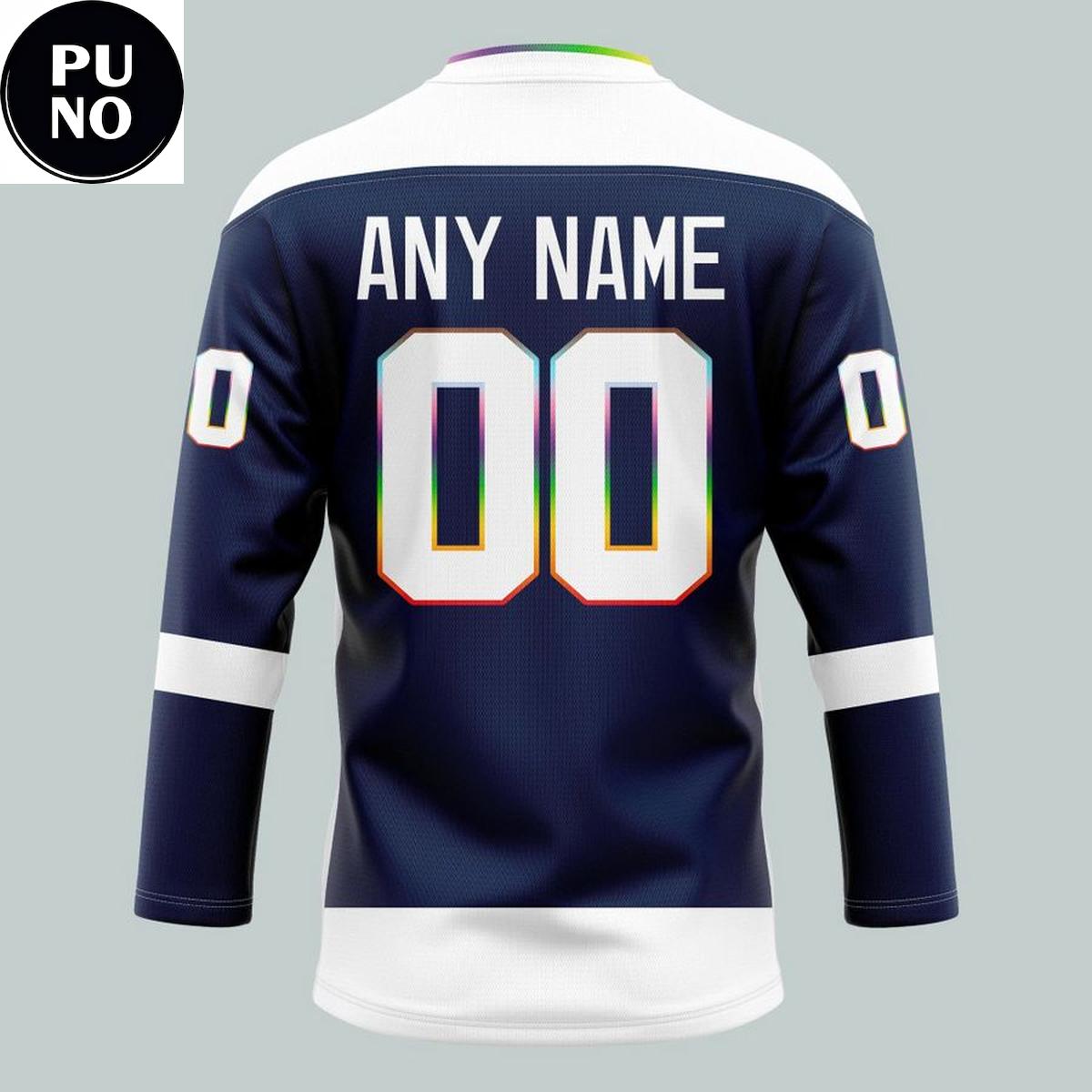 Washington Capitals x Pride Night 2026 Personalized Hockey Jersey