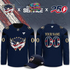 Washington Capitals x Salute To Service x 250th America 2026 Custom Hockey Jersey