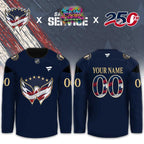 Washington Capitals x Salute To Service x 250th America 2026 Custom Hockey Jersey
