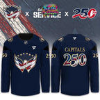 Washington Capitals x Salute To Service x 250th America 2026 Custom Hockey Jersey