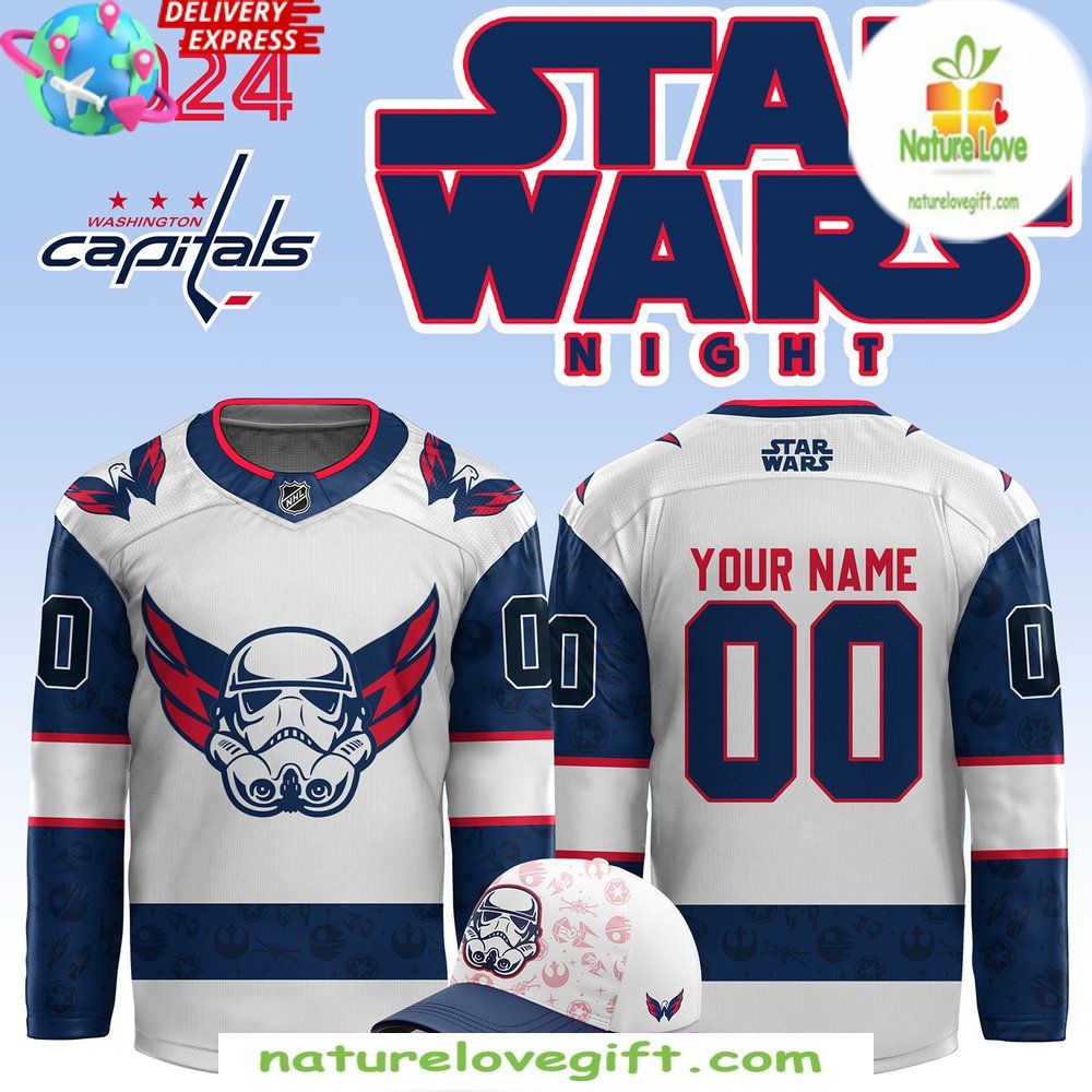 Washington Capitals Star Wars Night 2026 Hockey Jersey Custom