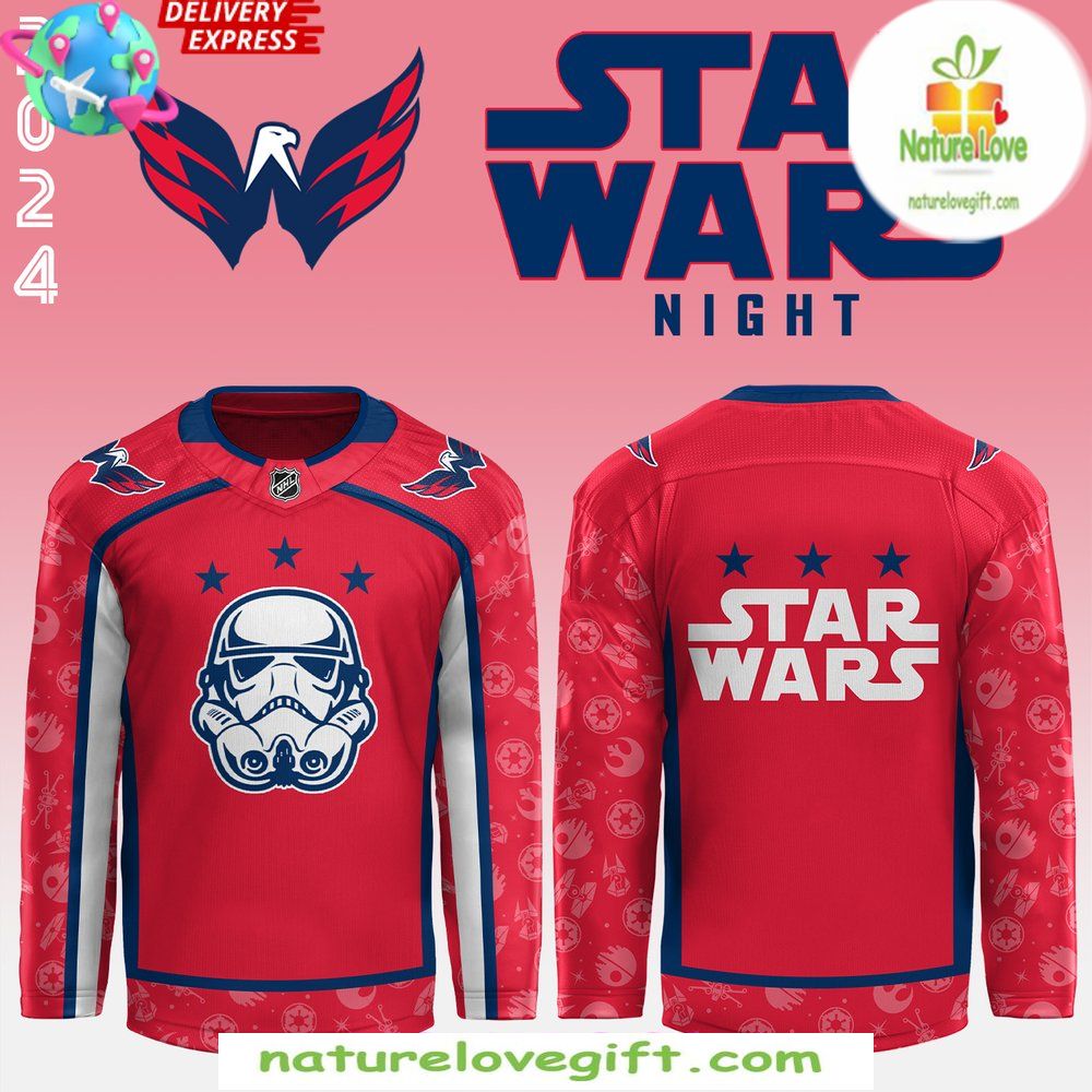 Washington Capitals Star Wars Night 2026 Hockey Jersey InspirDG
