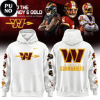 Washington Commanders 2026 Hold The Burgundy & Gold Hoodie T-Shirt