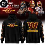 Washington Commanders 2026 Hold The Burgundy & Gold Hoodie T-Shirt