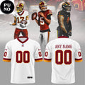 Washington Commanders 2026 Hold The Burgundy & Gold Personalized Football Jersey