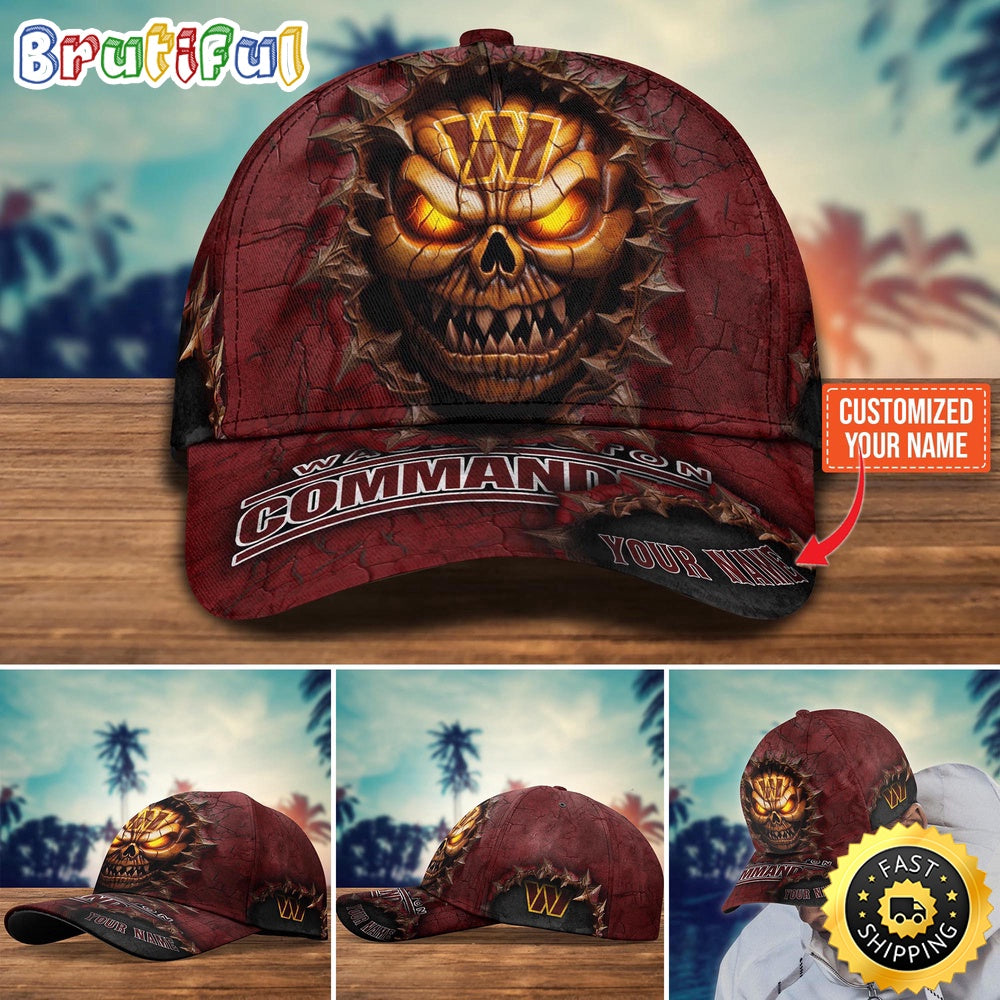 Washington Commanders Baseball Cap Halloween Custom Cap For This Season