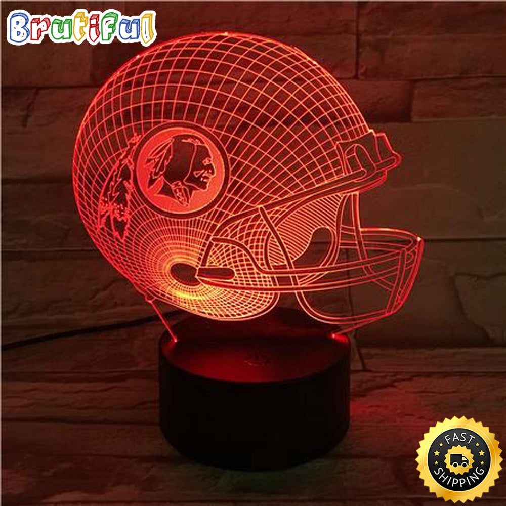 Washington Football Team Night Light 3D Illusion LED Lamp