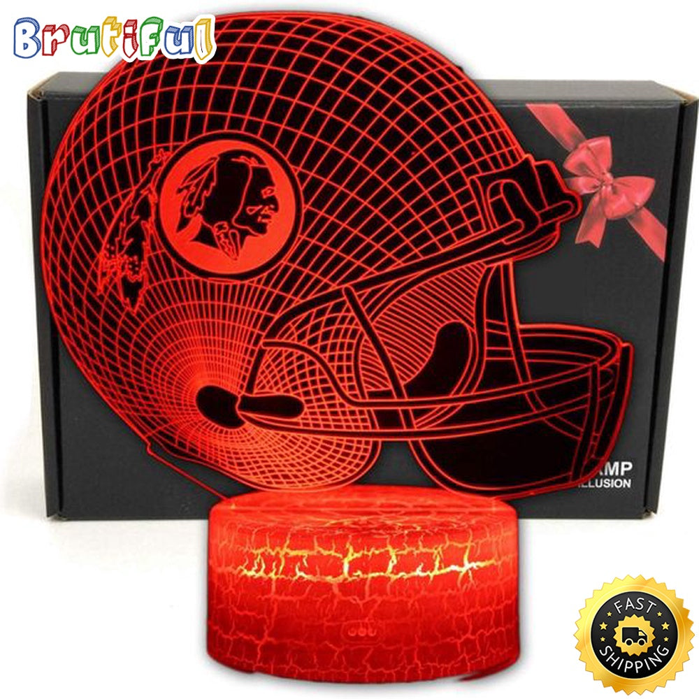 Washington Football Team Night Light 3D Illusion LED Lamp For Fans