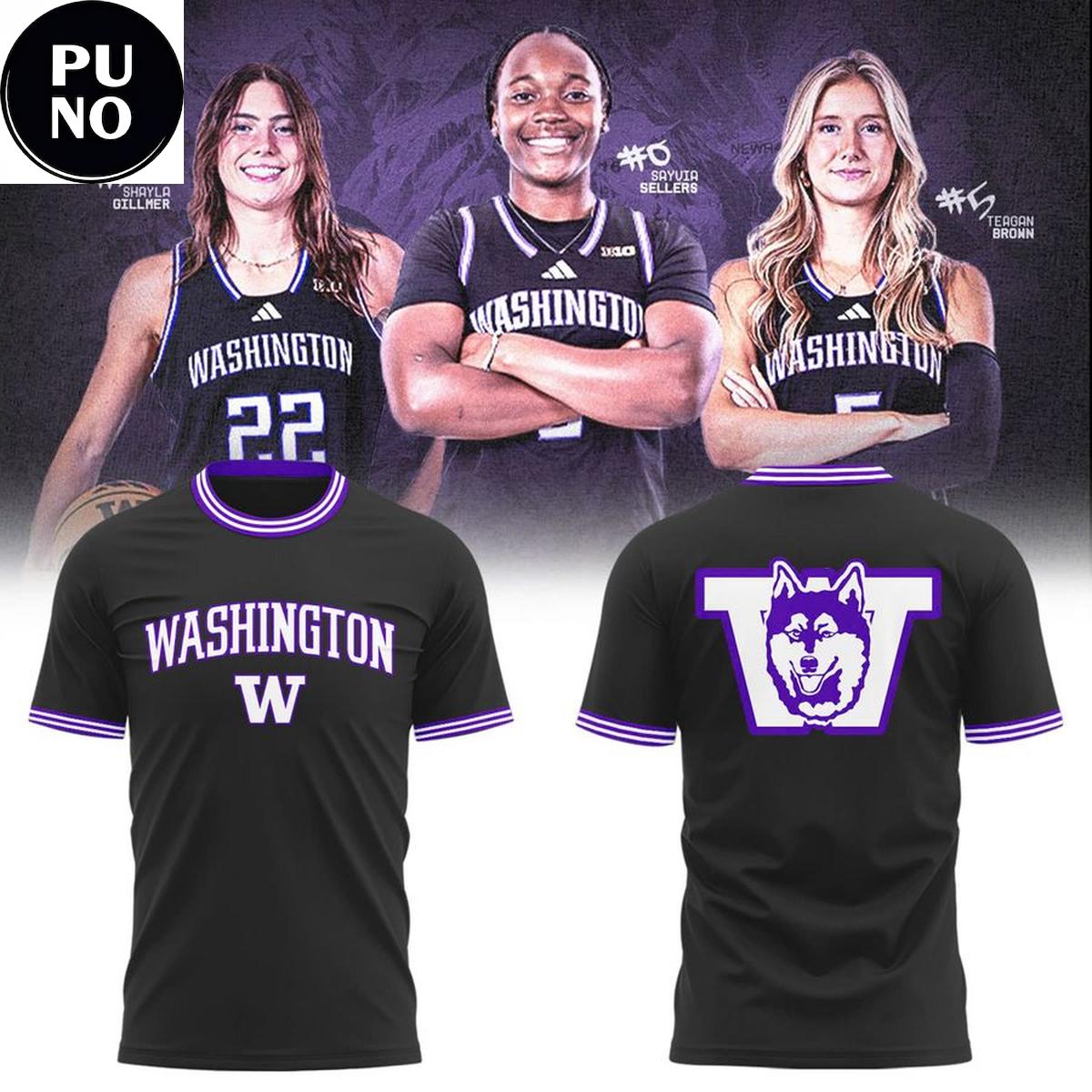 Washington Huskies Basketball Black Out Gameday 2026 Hoodie T-Shirt