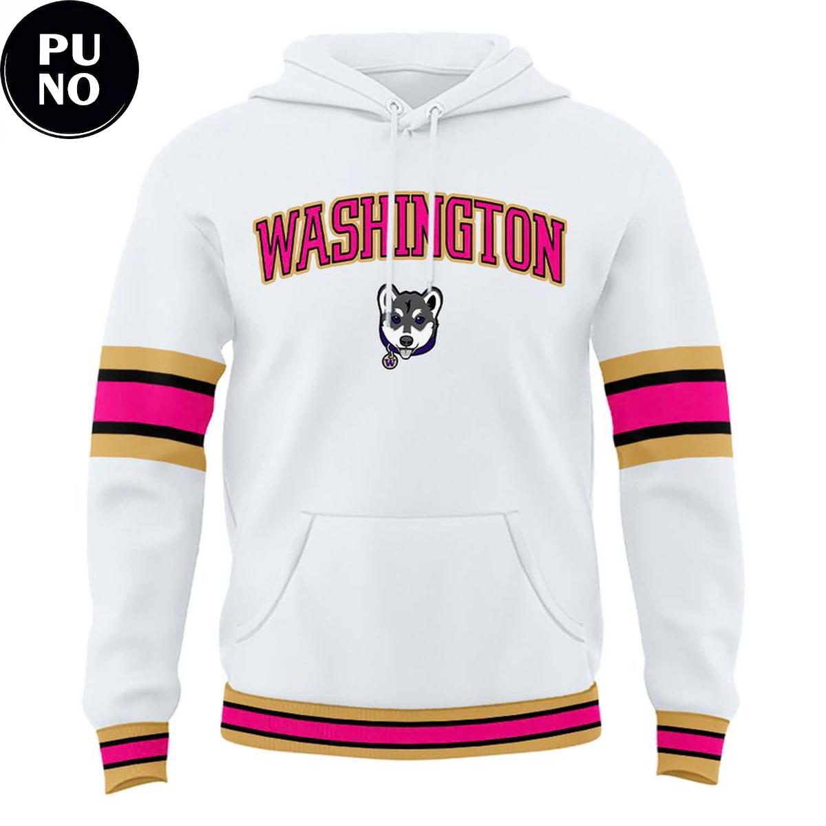 Washington Huskies x World Cancer Day 2026 Pink Out Hoodie T-Shirt
