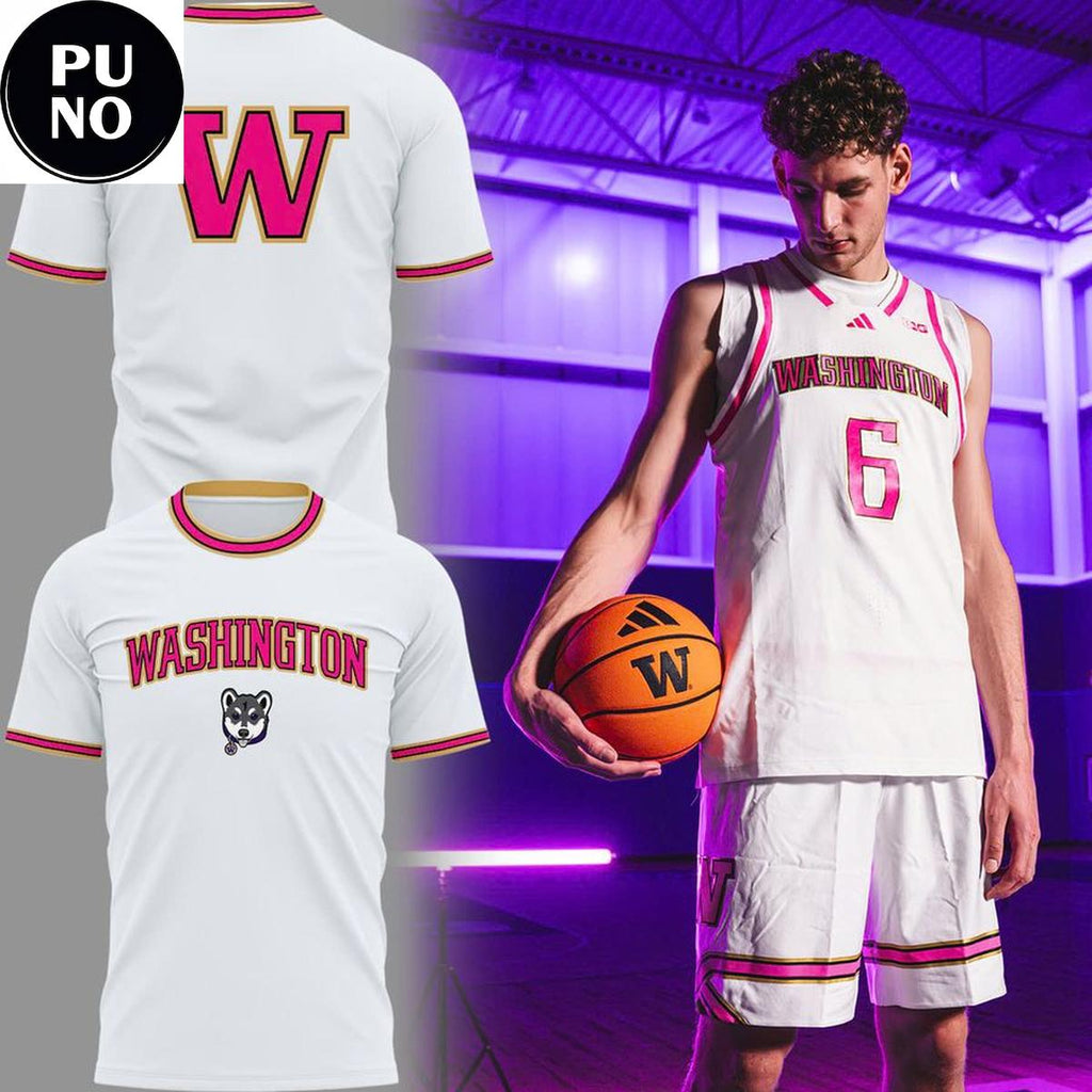 Washington Huskies x World Cancer Day 2026 Pink Out Hoodie T-Shirt