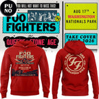 Washington Nationals x Foo Fighters Take Cover Tour 2026 Hoodie Shirt