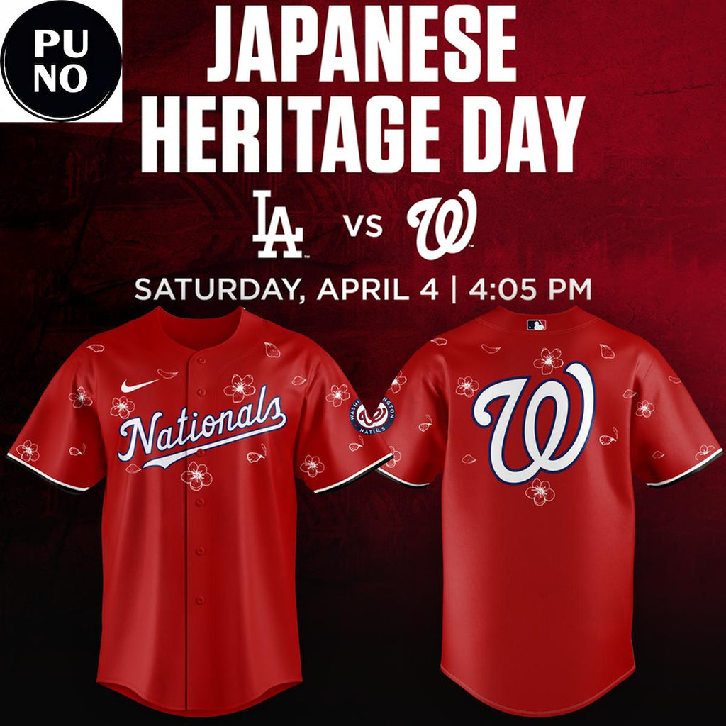Washington Nationals x Japanese Heritage Day 2026 Baseball Jersey