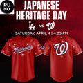 Washington Nationals x Japanese Heritage Day 2026 Sakura Blossom Baseball Jersey