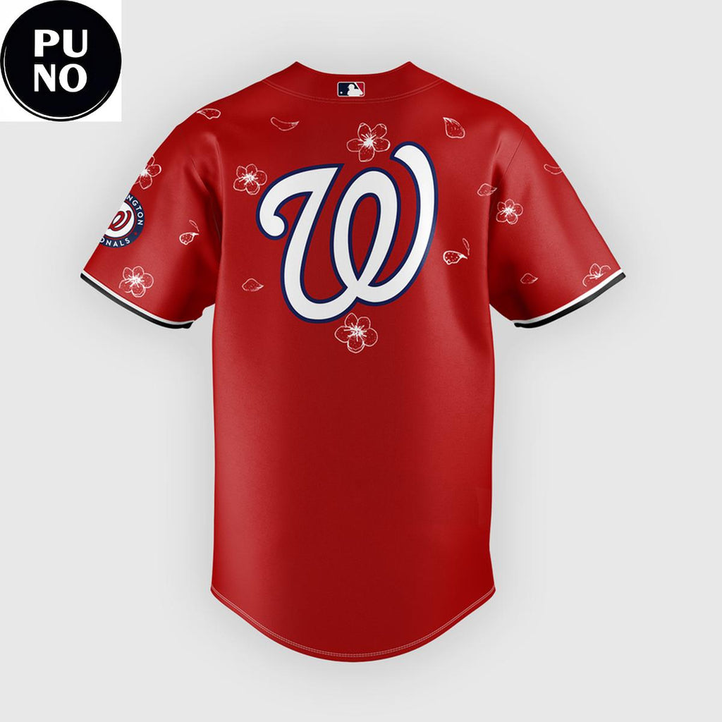 Washington Nationals x Japanese Heritage Day 2026 Sakura Blossom Baseball Jersey