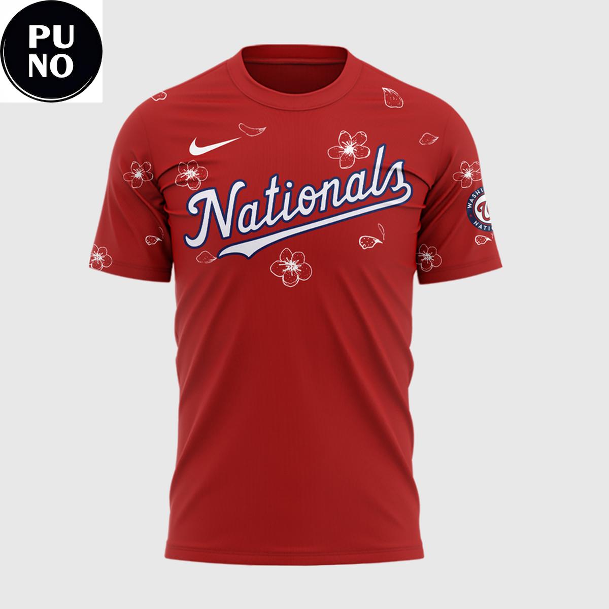 Washington Nationals x Japanese Heritage Day 2026 Sakura Blossom Hoodie T-Shirt