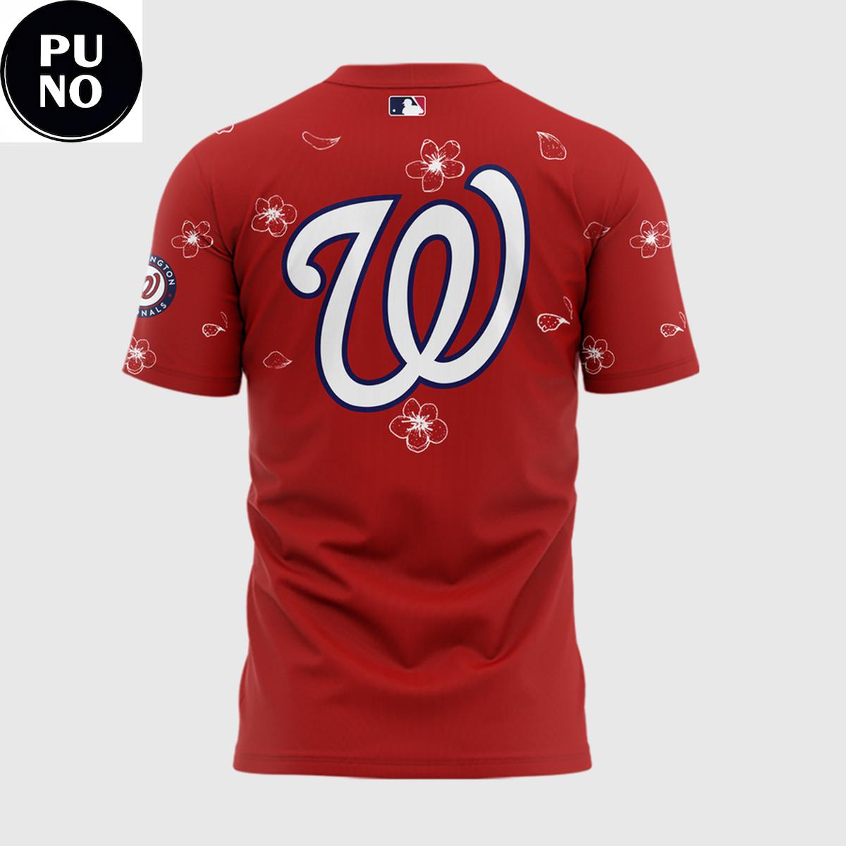 Washington Nationals x Japanese Heritage Day 2026 Sakura Blossom Hoodie T-Shirt