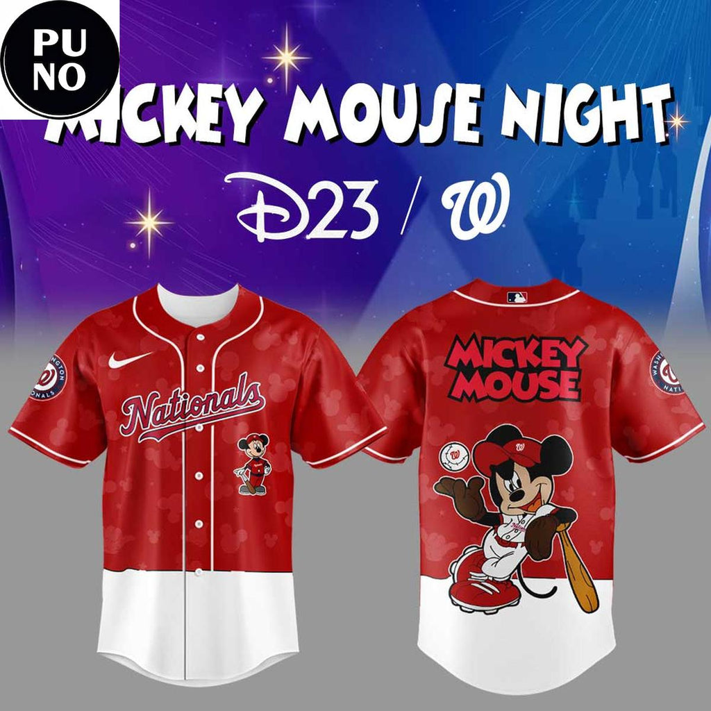 Washington Nationals x Mickey Mouse Night 2026 Baseball Jersey