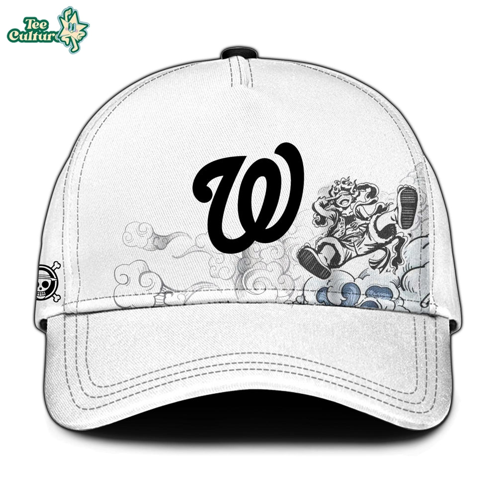 Washington Nationals x One Piece Jersey 2026 Luffy Gear 5
