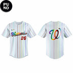 Washington Nationals x Pride Night 2026 Baseball Jersey