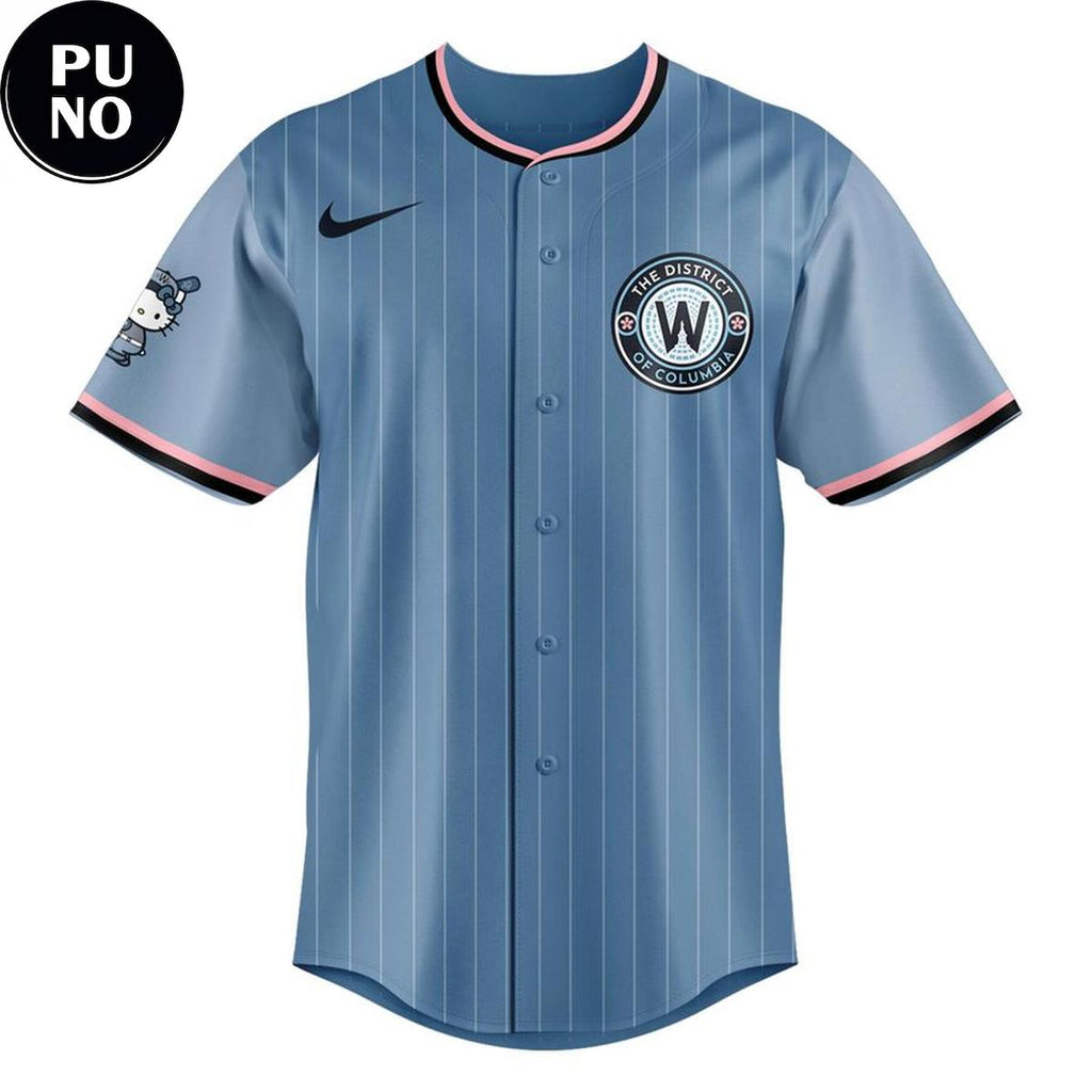 Washington Nationals xHello Kitty Night 2026 Baseball Jersey