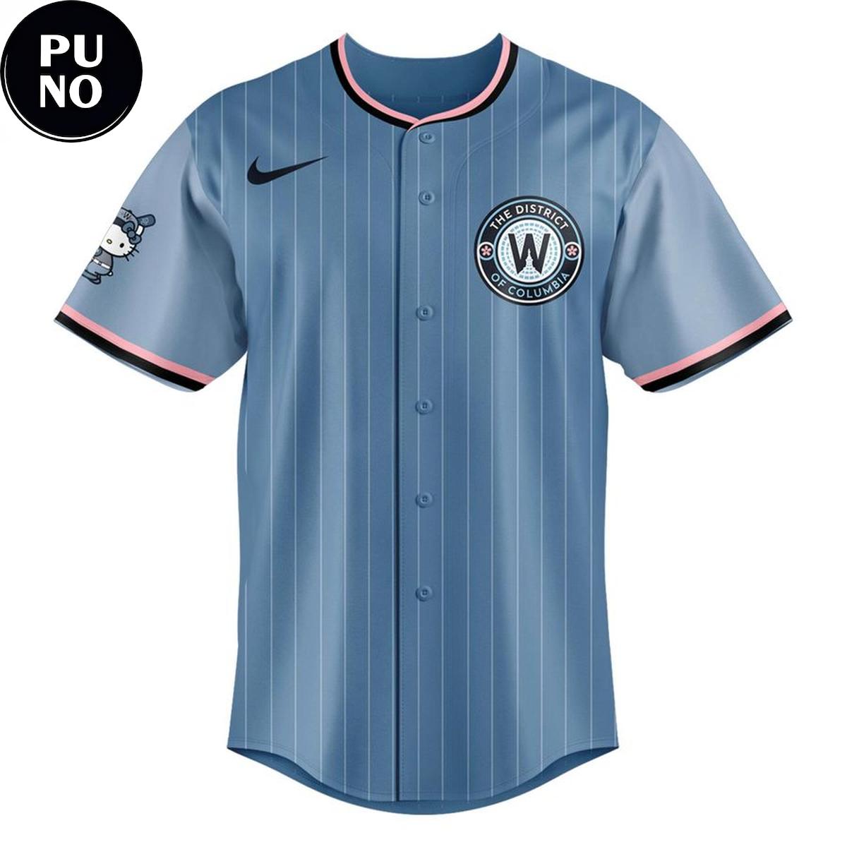 Washington Nationals xHello Kitty Night 2026 Baseball Jersey