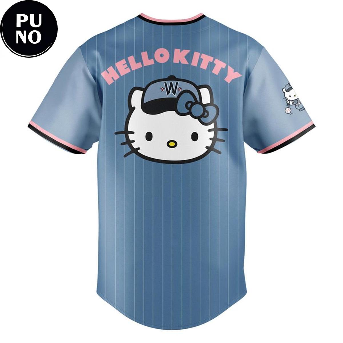 Washington Nationals xHello Kitty Night 2026 Baseball Jersey