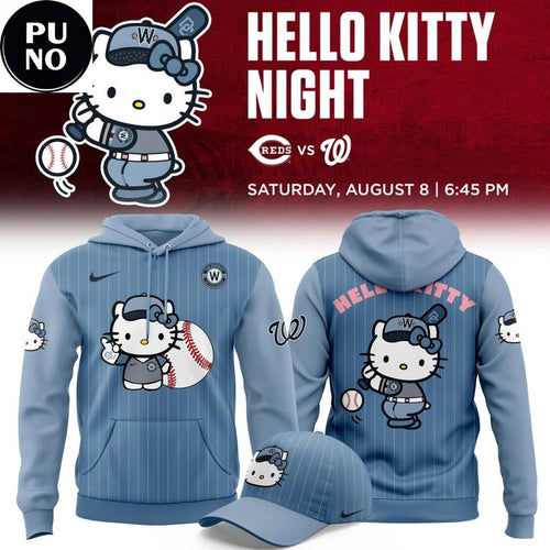 Washington Nationals xHello Kitty Night 2026 Hoodie