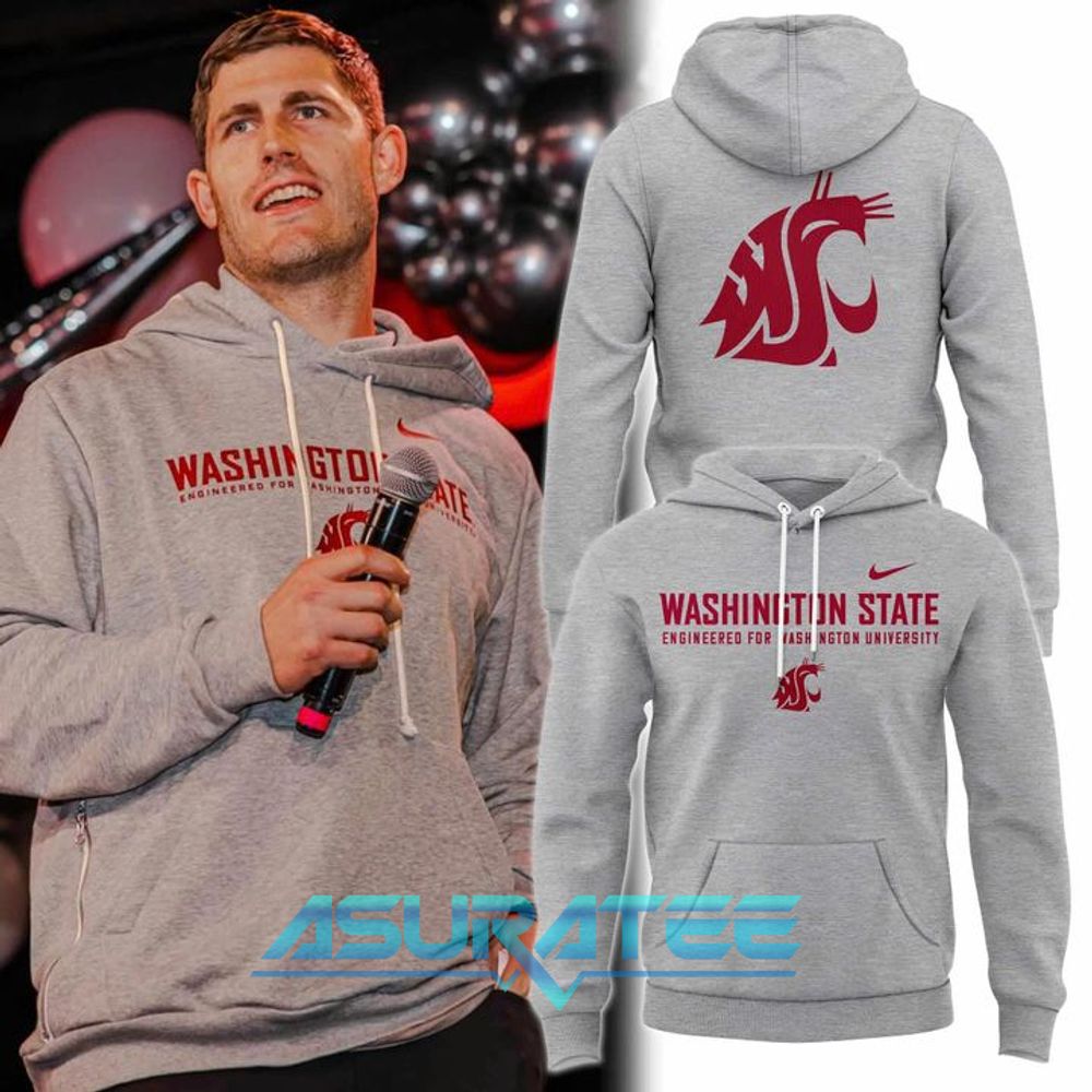 Washington State Cougars Football x Coach Kirby Moore Hoodie