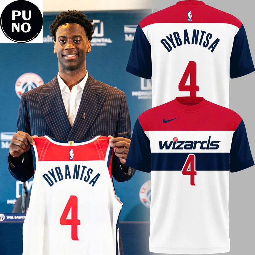 Washington Wizards 2026 AJ Dybantsa #4 T-Shirt