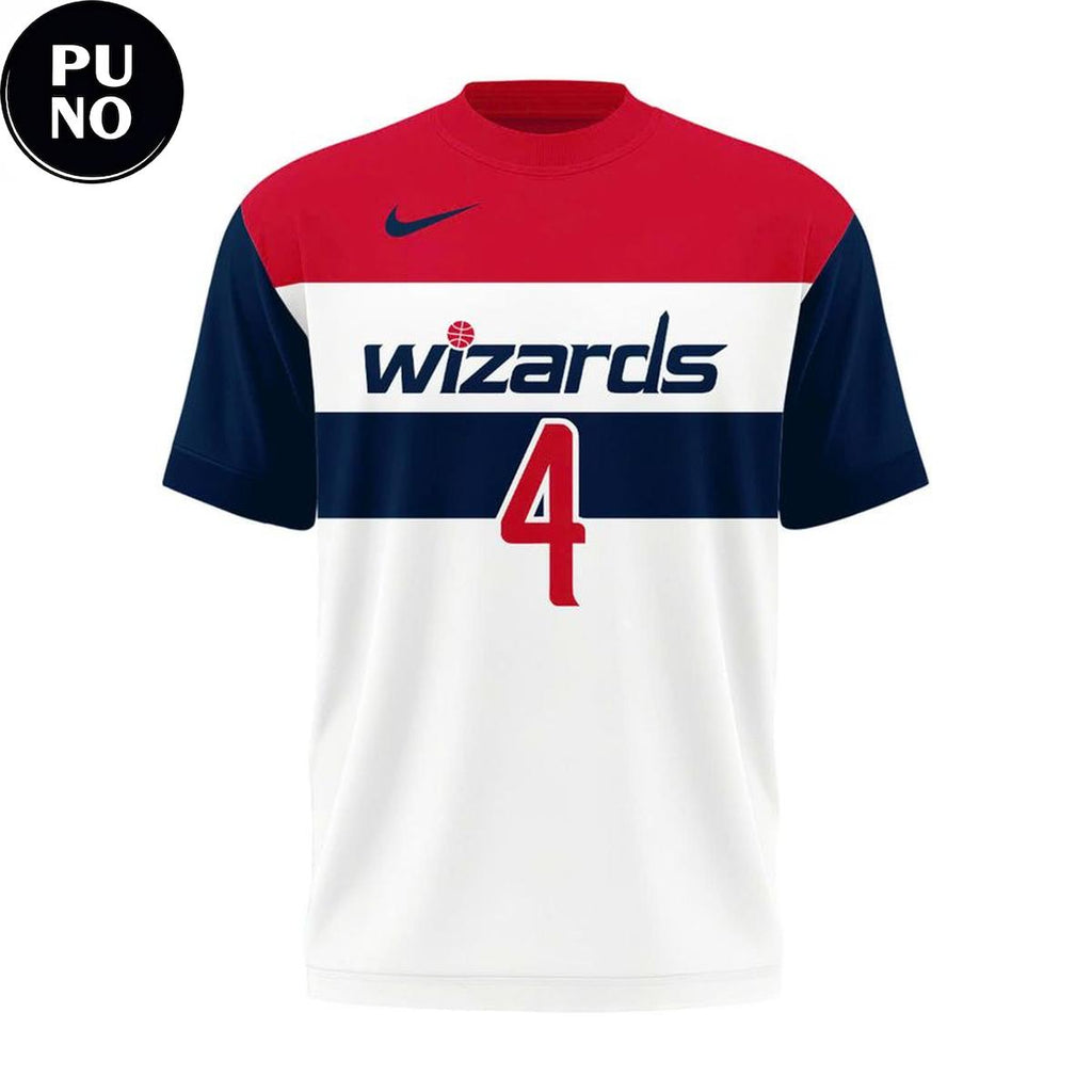 Washington Wizards 2026 AJ Dybantsa #4 T-Shirt