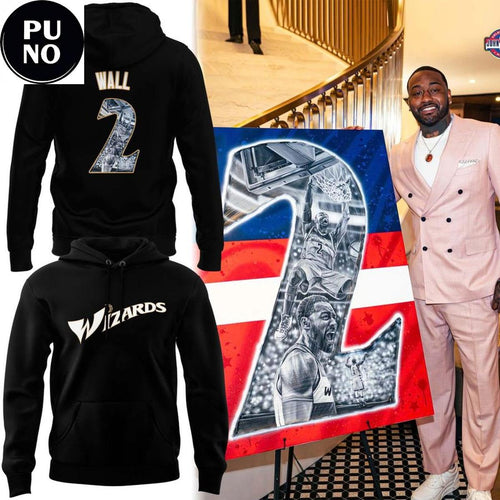 Washington Wizards Honor John Wall #2 Hoodie T-Shirt
