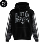 West Virginia Mountaineers 2026 Built on Bravery Hoodie T-Shirt