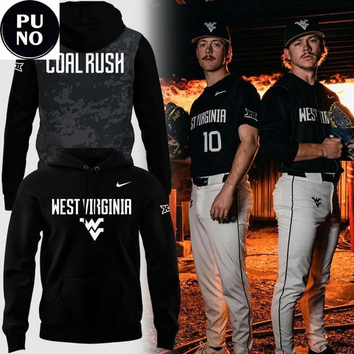 West Virginia Mountaineers 2026 Coal Rush Uniform Hoodie T-Shirt