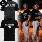 West Virginia Mountaineers 2026 Coal Rush Uniform Hoodie T-Shirt