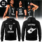 West Virginia Mountaineers Basketball 2026 Dark Mode Hoodie T-Shirt