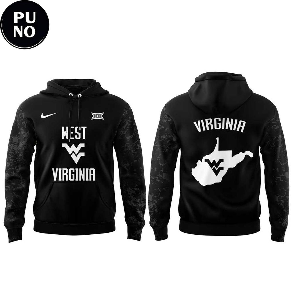 West Virginia Mountaineers Basketball 2026 Dark Mode Hoodie T-Shirt