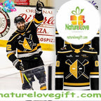 2026 Wheeling Nailers Black Hockey Jersey New Uniforms